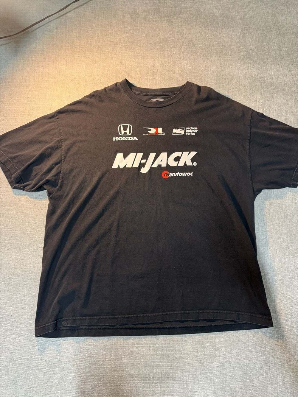 IndyCar Authentic Apparel Rahal 15 Honda Mi-Jack T-Shirt 3XL